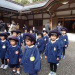 御神楽奉納、みんな真剣な眼差しで見つめていましたねの様子