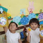 出来上がり！鳩時計ぽっぽー?の様子