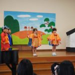 年中組 劇『ねずみのよめいり』の様子