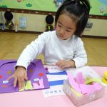 どんなお面にする?の様子