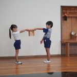 神様にしっかりとお供えもして・・・の様子