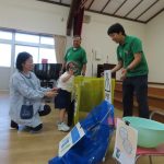 ごみの分別、これはカンだね!の様子
