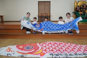 最後はみんなで記念撮影☆年少組さんの様子