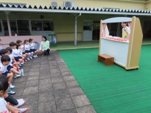 たかくらやまフラワーショップ、オープン!!上手にお買い物できるかな?の様子