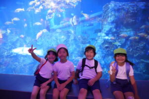 水族館最高～！の様子